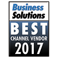 Business Solutions - Best Channel Vendor 2017